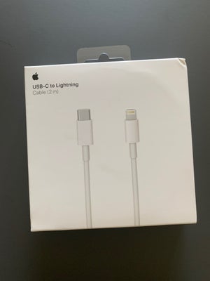 Kabler, Apple, Perfekt, USB-C til Lightning-kabel (2 m)

Tilslut din iPhone, iPad eller iPod med Lig