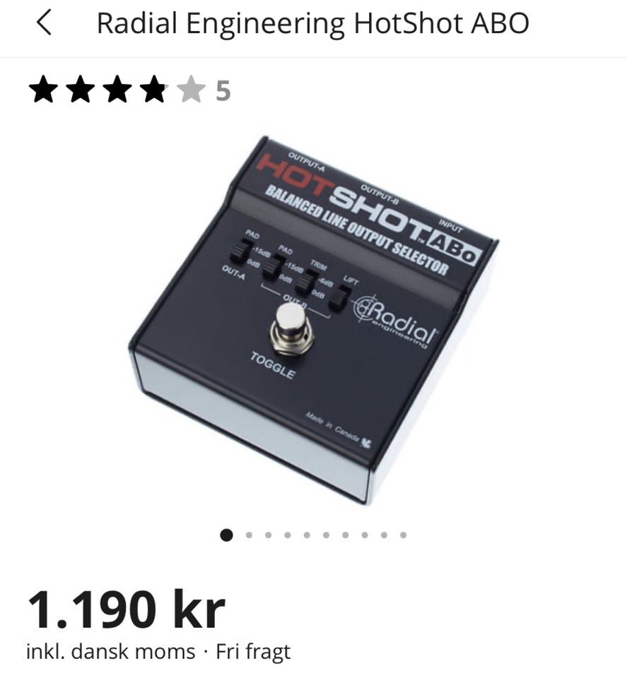 Ballanceret A/B , Radial Engineering HotShot ABo