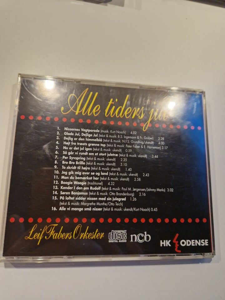 LEIF FABERS ORKESTER: CD : Alle Tiders jul, andet