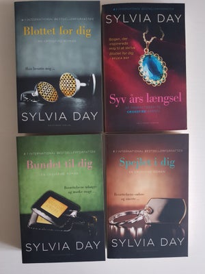 Crossfire-serie + forløber, Sylvia Day, genre: roman, De tre første bøger i Sylvia Days populære Cro