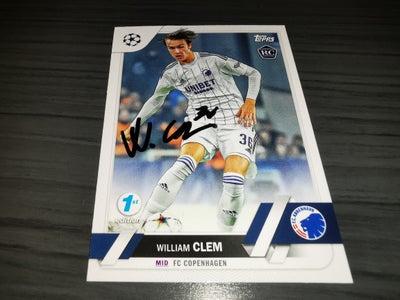 Autografer, William clem autograf, Fået personligt da jeg mødte ham

Sender gerne med dao eller kan 