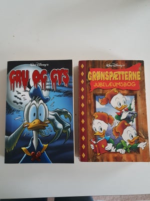 Jumbobøger - Gru og Gys + Grønspætterne, Disney, 20 kr/stk. To jumbobøger i super fin stand uden skr