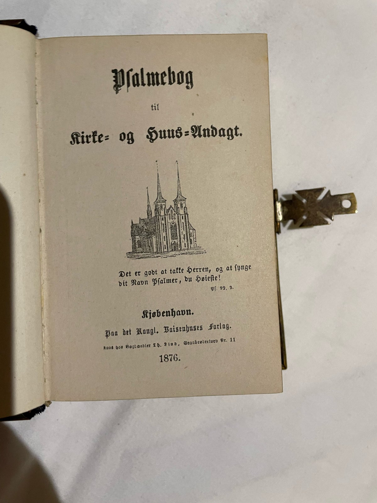 Salmebog, Kgl. Boisenshuses forlag, år 1876