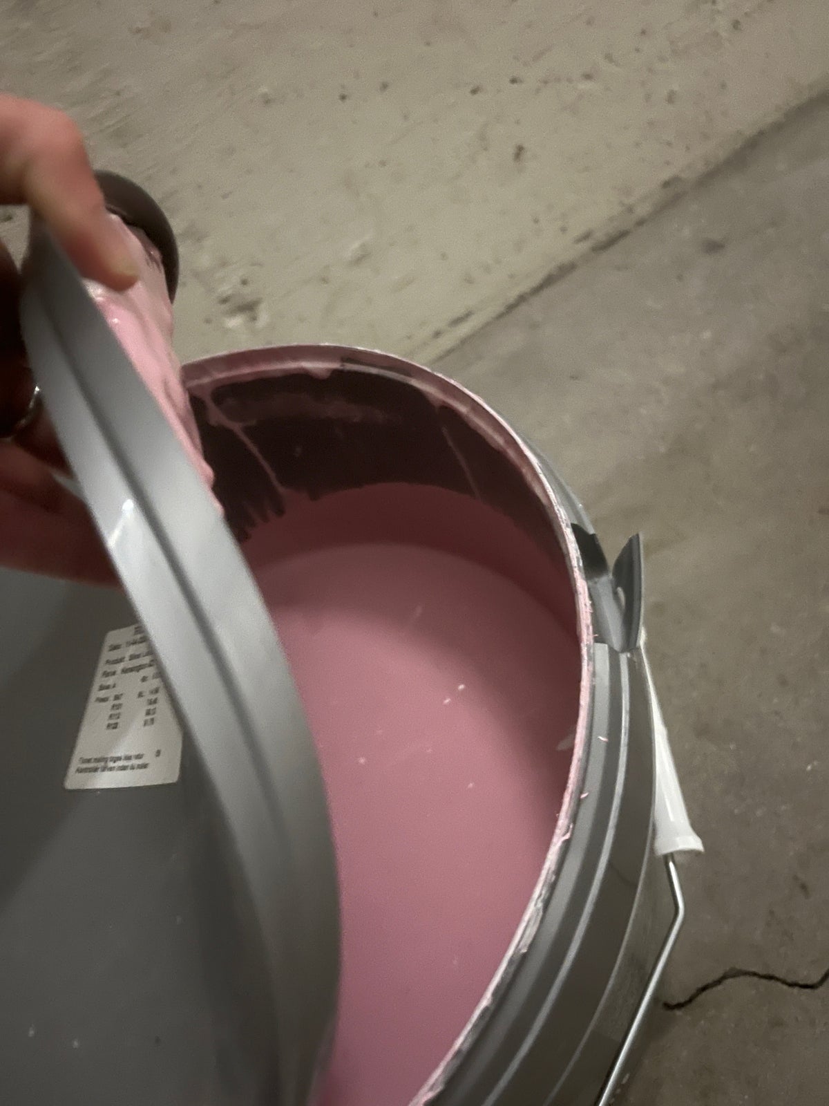 Maling - lyserød - Kensing 4 D, Silver, 9 liter
