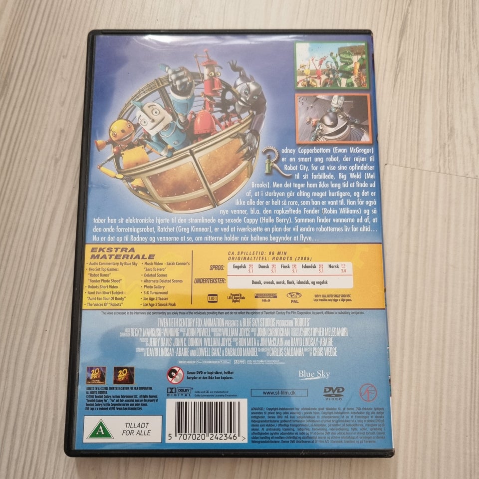 Robotter, DVD, animation