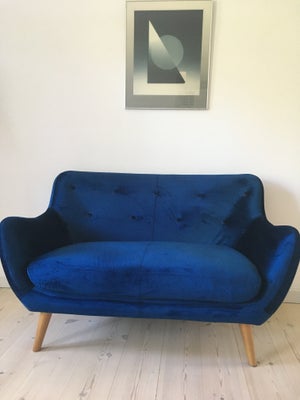 Sofa, velour, 2 pers. , sofacompaniet, Fin og velholdt 2-personers sofa (120 cm. lang og 80 cm bred)