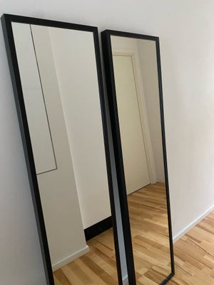Vægspejl, b: 40 h: 160, 2 stk. udgåede Ikea stave spejle sælges. Prisen er til forhandling ved en hu