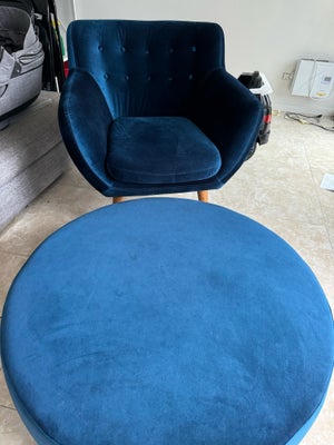 Sofagruppe, velour, 1 pers. , Sofacompany, Good condition, very comfortable.
Chair:
83cm wider 
82cm