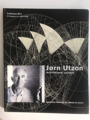 Jørn Utzon, emne: arkitektur, Velholdt Louisiana Revy, hefte/bog, 95 sider. louisiana Museum of mode