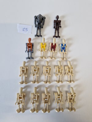 Lego Star Wars, Blandet figurer, Sælges som på billede.

Pose 25