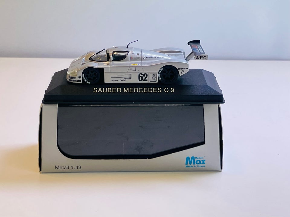 Modelbil, Max Models Sauber Mercedes C9 (Le Mans), skala