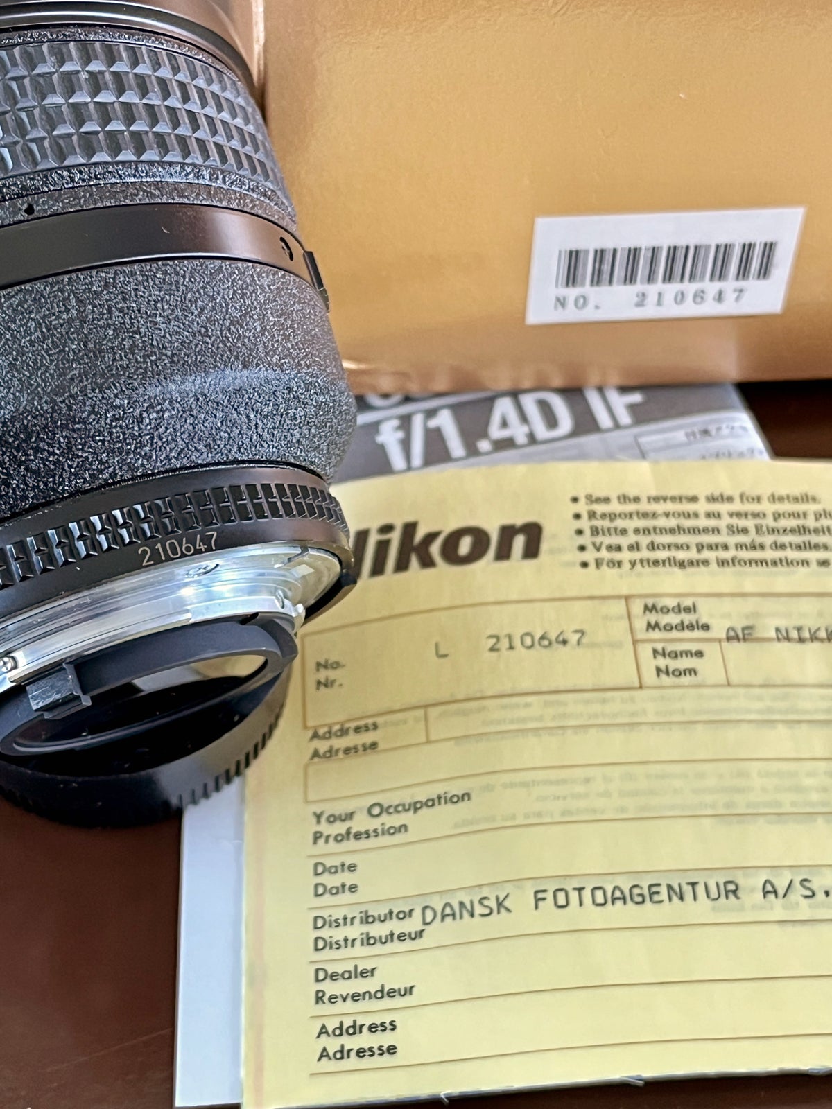 Portræt tele, Nikon, Nikkor AFD 85/1,4