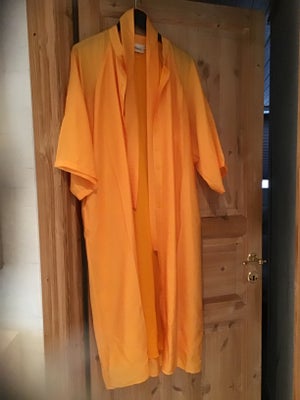 Anden kjole, Gestuz, str. XL,  Orange,  87% acetate og 13% mylon,  Ubrugt, Flot kjole/kimono med bin