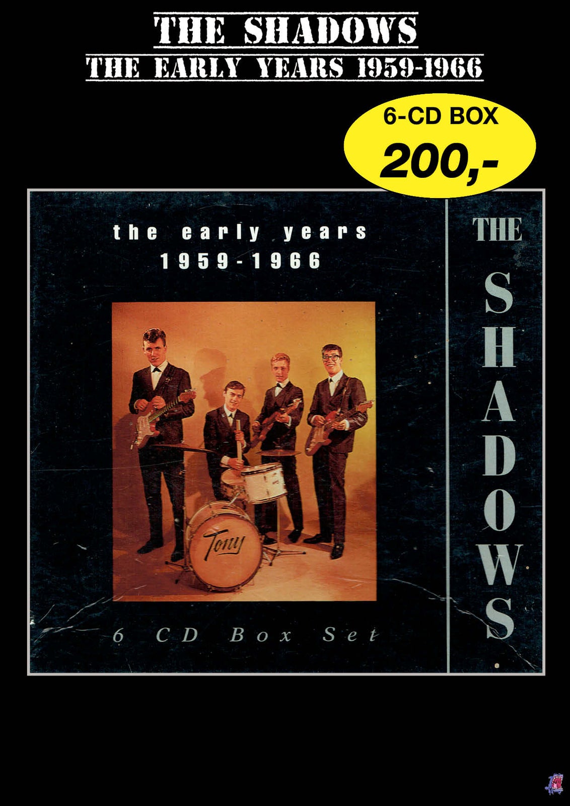 THE SHADOWS: The Early Years 1959-1966, rock – dba.dk – Køb og