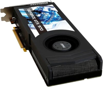 GTX 970 MSI, 4 GB RAM, God, Sælger dette GTX 970 GPU fra MSI med 4GB VRAM,
Fint grafikkort til gamin