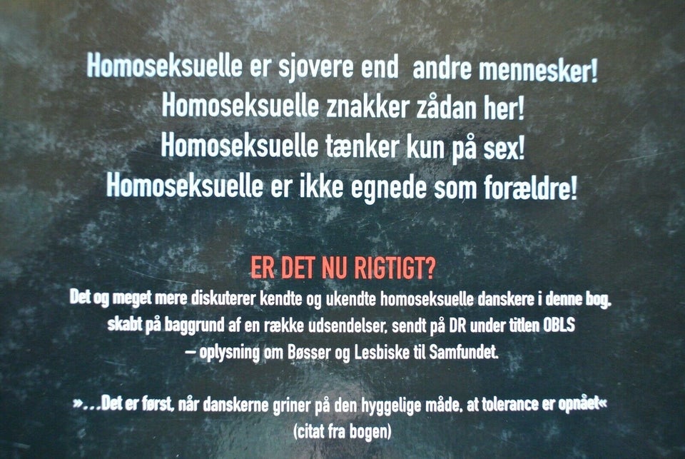 obls - oplysninger om bøsser og lesbiske til samfu, af axel