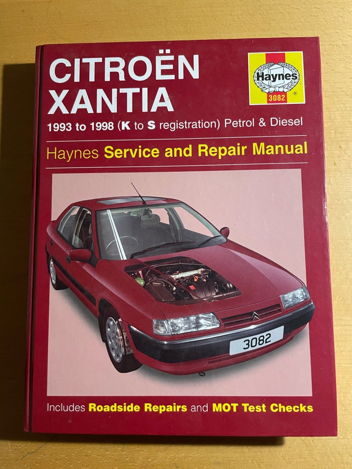 Citroën Xantia 1993 to 1998, Haynes, emne: bil og motor