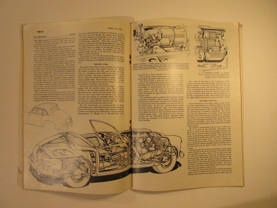 The Motor 16. August 1950, The Motor, emne: bil og motor