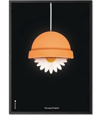 Plakat, Brainchild, b: 30 h: 40, Plakat fra Brainchild med Verner Pantop lampen.
Måler 30X40 cm. 
Er