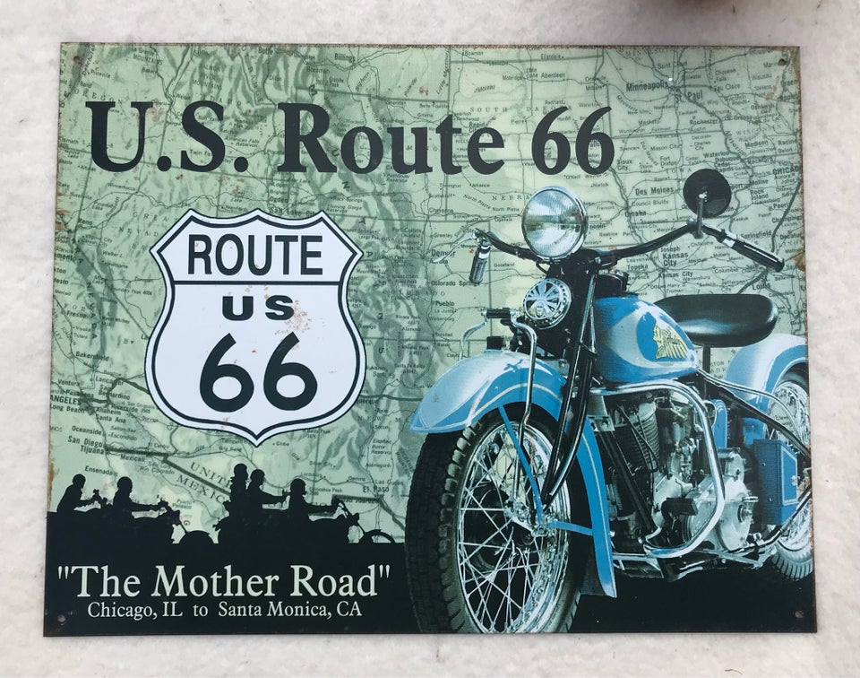 Skilte, U.S. Route 66