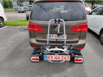 Cykelholder, Thule Eurowag G2, Thule cykelholder. Står flot og velholdt. Den hedder Thule Euroway G2