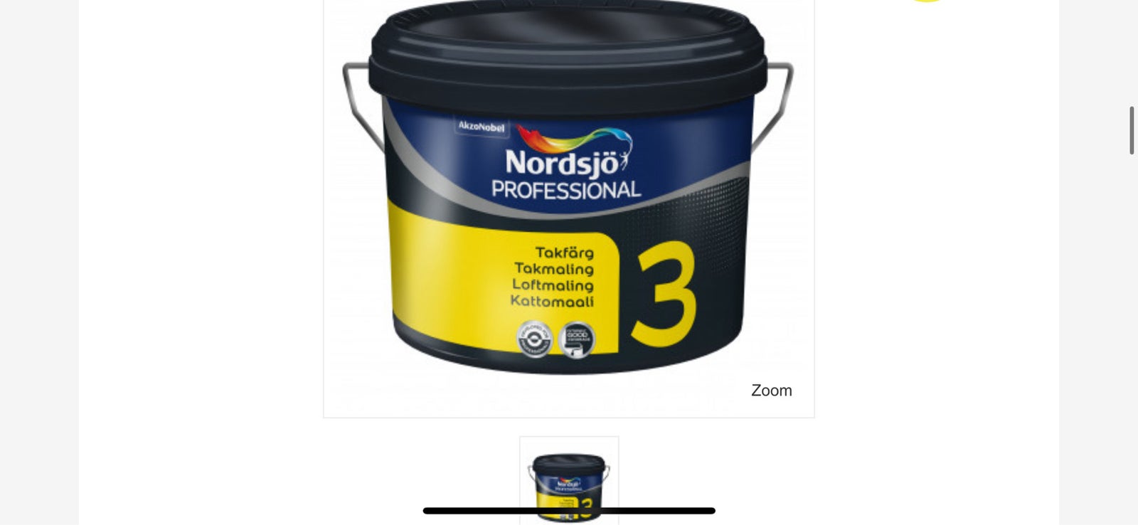 Loft maling væg , Nordsjø, 10 20 30 liter