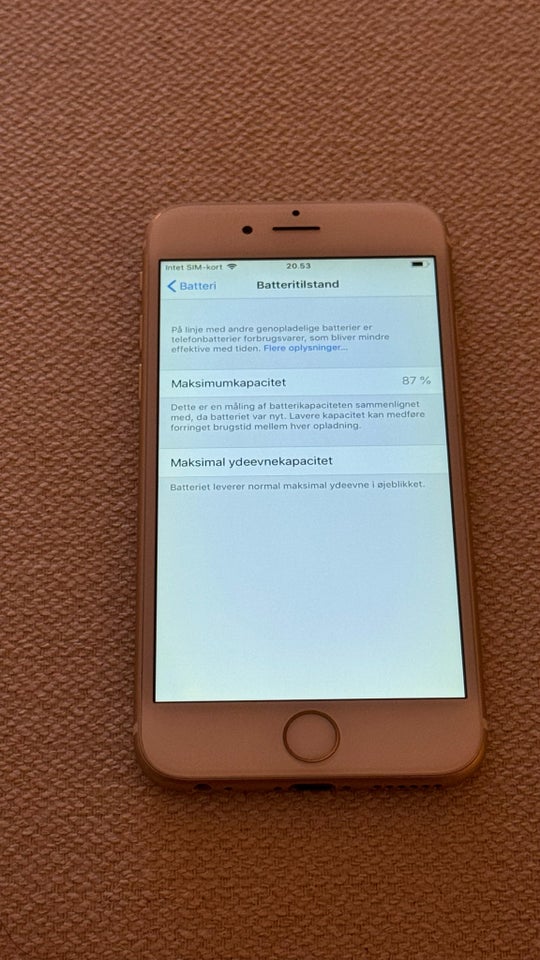 iPhone 6, 64 GB, guld