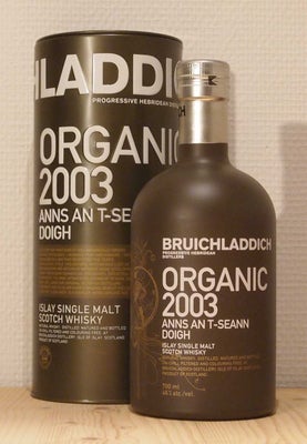 Vin og spiritus, Bruichladdich Organic (Anns An T-Seann Doigh), økologisk, Bruichladdich Organic (An