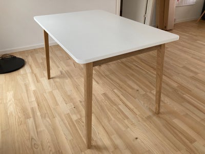 Bordplade, oak and melamine, Dining table, wood, Jysk, GAMMELGAB 80x120 oak / white. In perfect cond