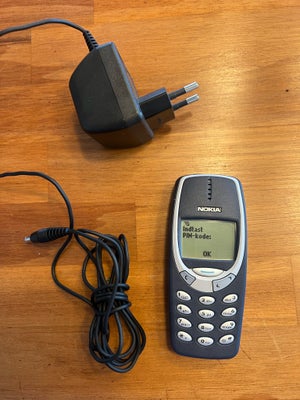 Nokia 3310, Perfekt, Fin telefon uden ridser og lignende. Sælges med oplader. 

Salget går direkte t
