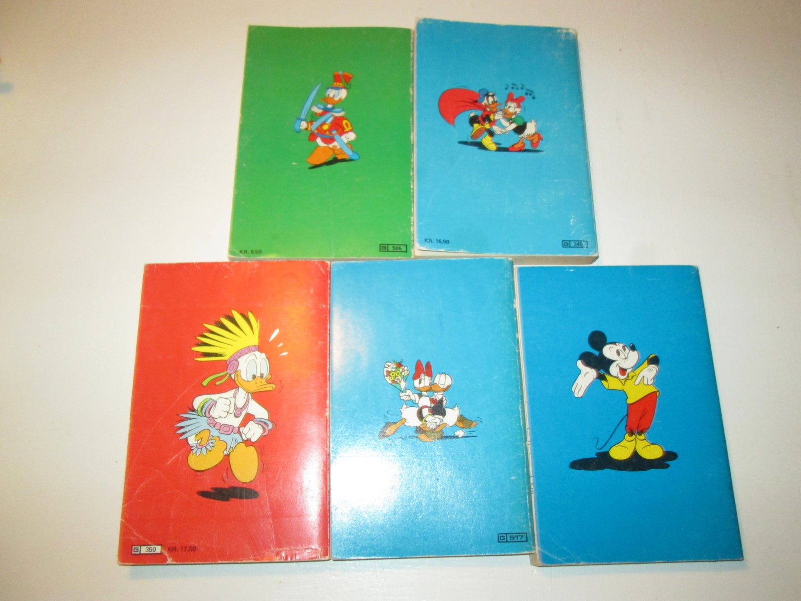 5 tidlige Jumbobøger, Walt Disney