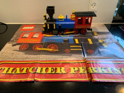 Lego Tog, Thatcher Perkins lokomotiv model 396, Lego vintage årgang 1976

Det sjældne Thatcher Perki