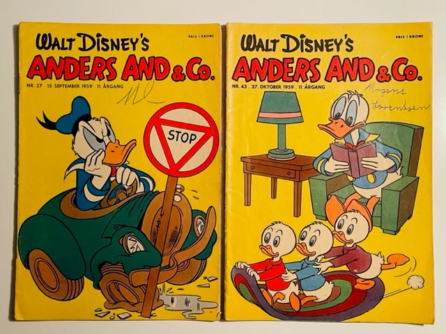 Anders And, Walt Disney, Tegneserie