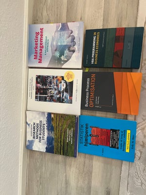 Erhvervsøkonomi HA 2. Sem bøger  , Blandet, 2. semester 
- Research methods for business students 7.
