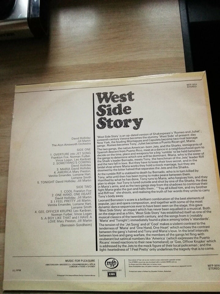 LP, Div., West side story