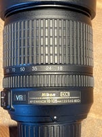 AF-S NIKKOR 18-105 ED, Nikon, AF-S 18-105mm 1:3,5-5,6G ED