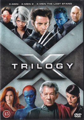 X-Men - Trilogy (3-disc), instruktør Bryan Singer, Brett Ratner, DVD, science fiction, Meget velhold