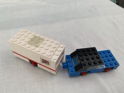 Lego Cars, 656, Lego bil med campingvogn fra 1970´erne 656

Har ikke været brugt kun samlet til ære 