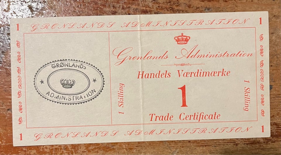 Grønland, sedler, 1941