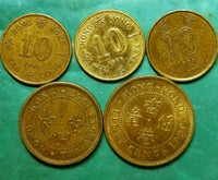 Asien, mønter, $.90HKD