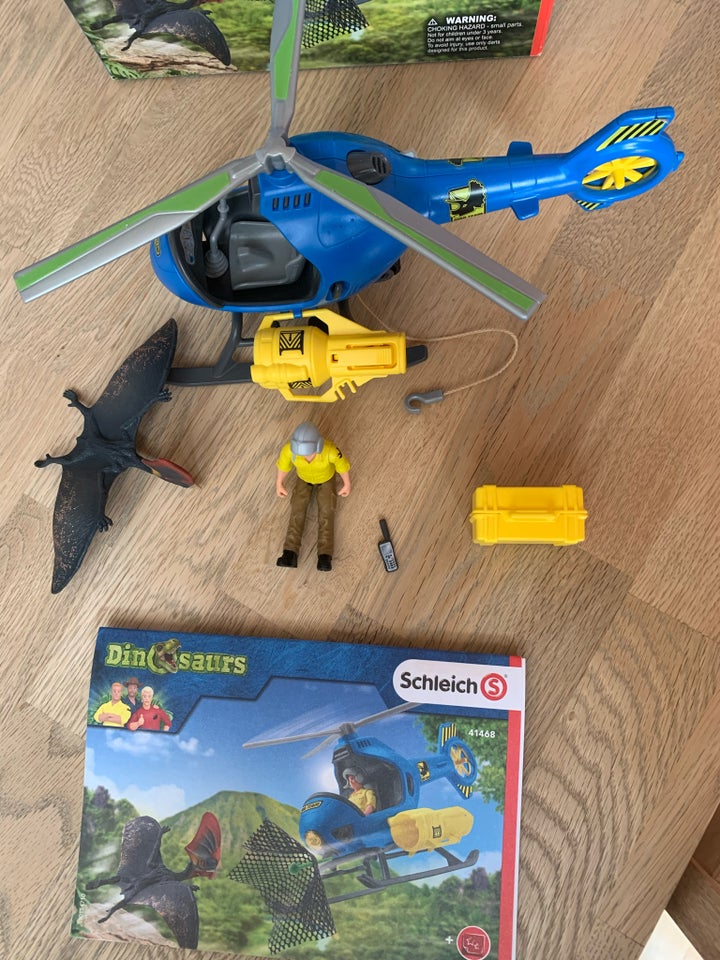 Figurer, Dino Helikopter , Schleich