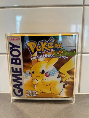 Pokemon Yellow komplet i boks, Gameboy, Til salg er Pokemon gul som sælges som den er. Bemærk tapen 