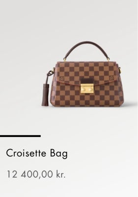 Crossbody, Louis Vuitton, læder, Brugstegn på lås, alt medfølger, original kvittering, dustbag, æske