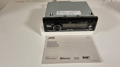 JVC KD-X441DBT, DAB Radio, Radio, næsten ikke brugt

Har DAB+, FM, Bluetooth, AUX/USB

Købte den til