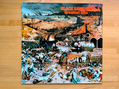 LP, Black Sabbath, Greatest Hits, velholdt LP udgivet i 1977
Genre: Heavy
Stand vinyl: VG+, vinylen 