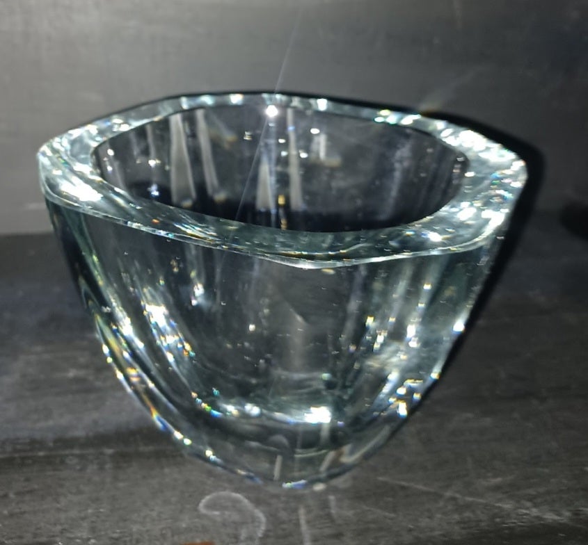 Glas Krystal skål 8x14 cm Orefors