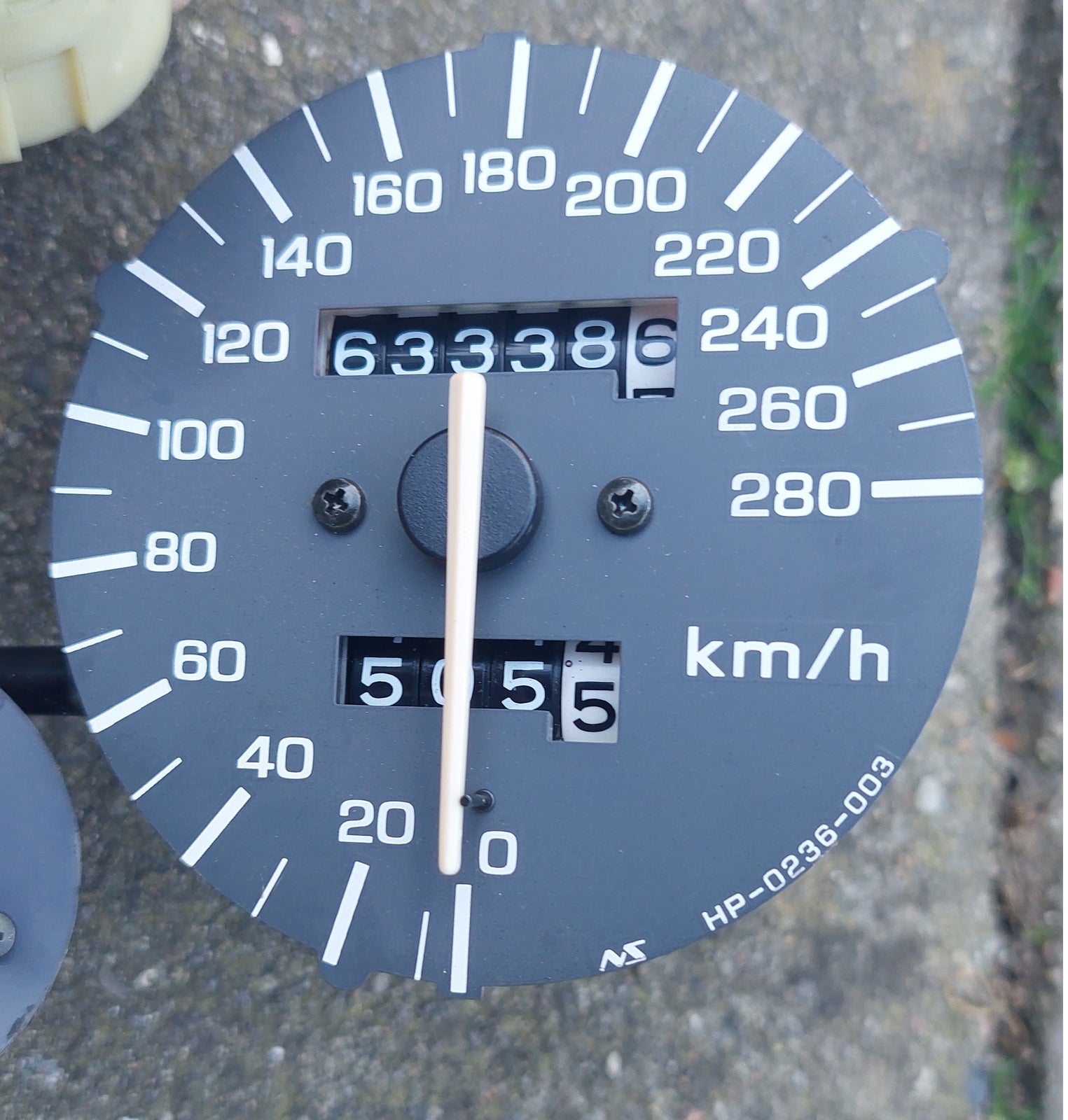Honda CBR600 F2 årg. 1991: Speedometer omdrejningtæller