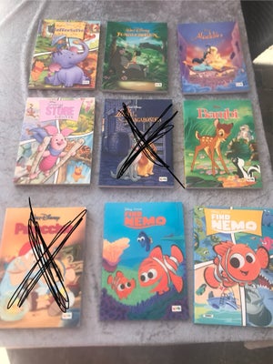 Disney bøger  , Walt Disney, 7 ubrugte bøger som blot har stået på hylden og samlet støv 
