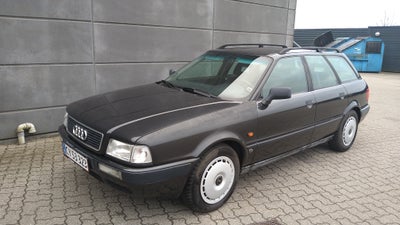 Audi 80, 2,0 E Avant, Benzin, 1993, km 215000, sort, træk, nysynet, ABS, 5-dørs, st. car., centrallå