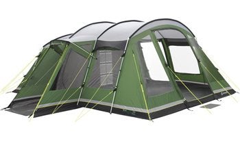 Montana 6 personer Outwell telt, Stort familie telt med 2 kabiner og et stort fælles rum. 
Der er et